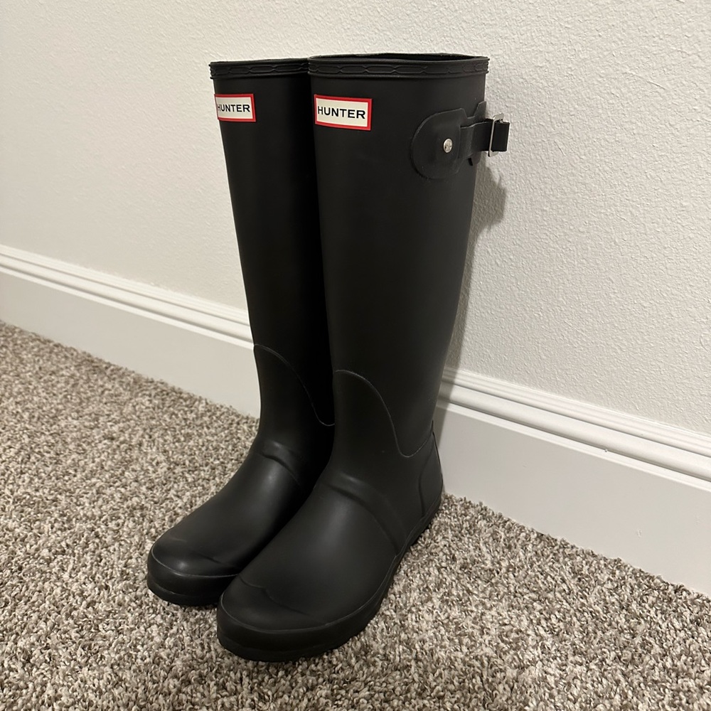 Hunter Original Tall Rain Boots - Women’s, Black, Size 7